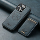Magnetic Card Slot Leather Wallet Cases For iPhone
