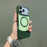 Armor Matte Magnetic Leather For Case For iPhone