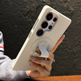 Ring Holder Card Slot Magnetic Case For Samsung