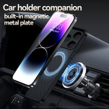 Armor Leather Pattern Case For iPhone