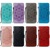 Luxury Leather Wallet Flip Stand Case For Samsung
