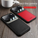 business-style Leather Shockproof case for iPhone