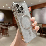 Luxury Electroplate Soft Bumper Glitter Case For iPhone