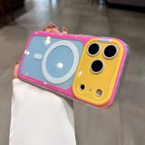 Candy Contrasting Colors Magnetic Case For iPhone