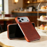 Genuine Leather Aesthetic Vintage Case for iPhone