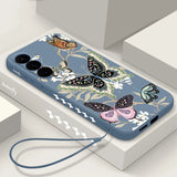 Bowknot Print Soft TPU Lanyard Case For Samsung