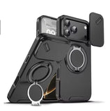 Armor Shockproof Magnetic Ring Stand Holder Case For iphone