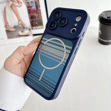 Luxury Anti-slip Frame Armor Magnetic Case For iPhone