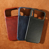 Genuine Leather Aesthetic Vintage Case for iPhone