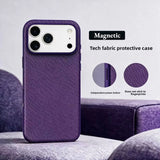 Luxury Tech Woven for Magsafe Magnetic Case for iPhone