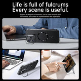 Solid Metal Lens Holder Frameless Magnetic Case For iPhone