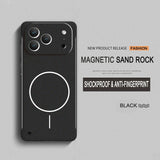 Magnetic PC Matte Frosted Frameless Case For iPhone