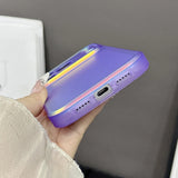 Laser Color Frosted Translucent Case for iPhone
