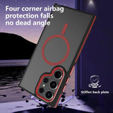Luxury Matte Magnetic Shockproof Case For Samsung