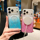 New Gradient Star Sequin Glitter Case For iPhone