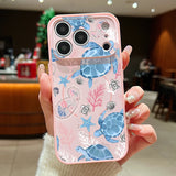 Whale Patterned Magnetic Shockproof Lens Case For iPhone