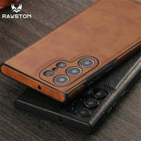 Luxury Vintage Soft Leather Case for Samsung