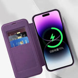 Electroplated Flip Leather Case for iPhone