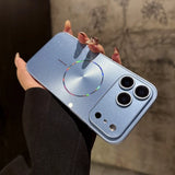 Glitter Glossy Magnetic  Full Lens Case for iPhone