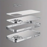 Gradient Minimalist Curve Electroplated  Case For iPhone