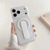 Translucent Grip Holder Card Slot Shockproof Case for iPhone