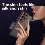 Luxury Matte Magnetic Shockproof Case For Samsung