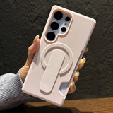 Ring Holder Card Slot Magnetic Case For Samsung