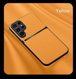 Business Leather Magnetic Stand Case For Samsung