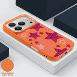 Colorful Stars Print Silicone Case For iPhone