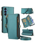 Flip Wallet Style with Multiple Card Slots Leather Case For Samsung