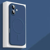 Liquid silicone soft strong magnetic case for iPhone