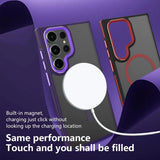 Luxury Matte Magnetic Shockproof Case For Samsung