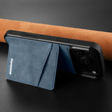 Luxury Retro Leather Business Case for iPhone
