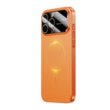 Luxury Camera Large Window Magnetic Case for iPhone