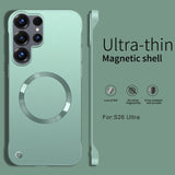 Ultra Thin Metallic Paint Magnetic Frameless Case For Samsung