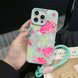 Coastal Sea Turtle With Strap Case For iPhone