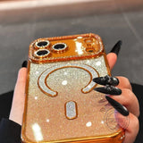 Luxury Diamond Glitter Magnetic Case For iPhone
