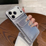 Card Slot Wallet Bracket Case For iPhone