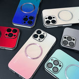 Luxury Magnetic Gradient Streaming Case For iPhone