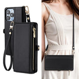 crossbody flip wallet case For Samsung
