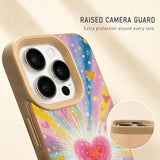 Colorful Heart Rainbow Print Magnetic Case for iPhone