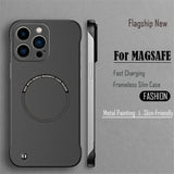 Metallic Frameless Magnetic Case For iPhone