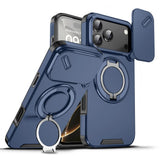 Rotating Flip Full Lens Protection Magnetic Case For iPhone