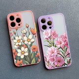 Plain Daisies Flower Shockproof Case For iPhone