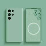 Liquid Silicone Magnetic Shockproof Case For Samsung