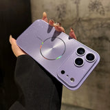 Glitter Glossy Magnetic  Full Lens Case for iPhone
