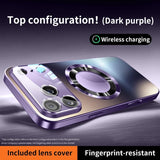 Luxury Glass Magnetic Shockproof Case For iPhone
