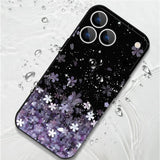 Cherry Blossom Wrist Strap Soft Case For iPhone