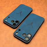 Luxury Faux Leather Cover Case For iPhone