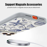 Whale Patterned Magnetic Shockproof Lens Case For iPhone